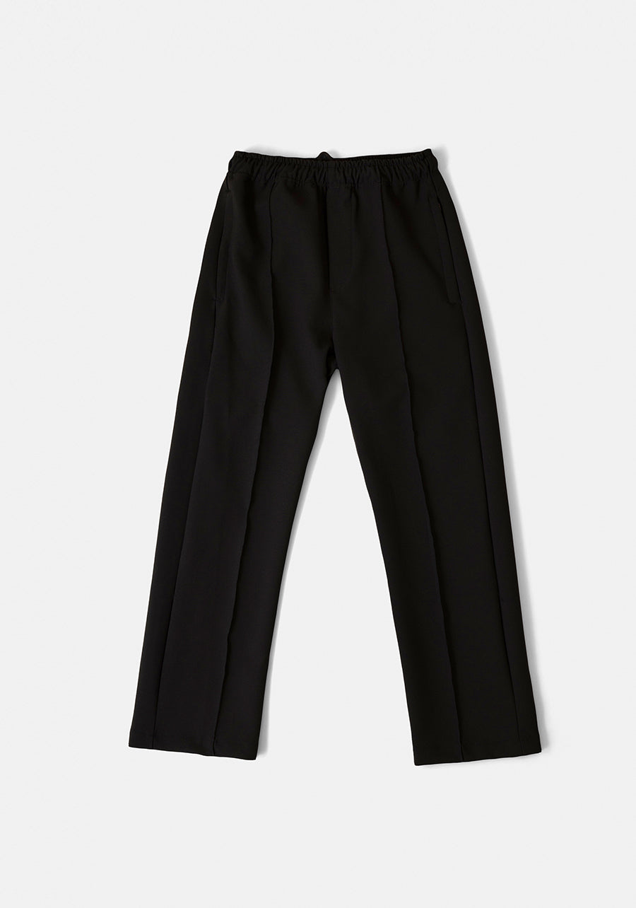 Black Pleated Trousers