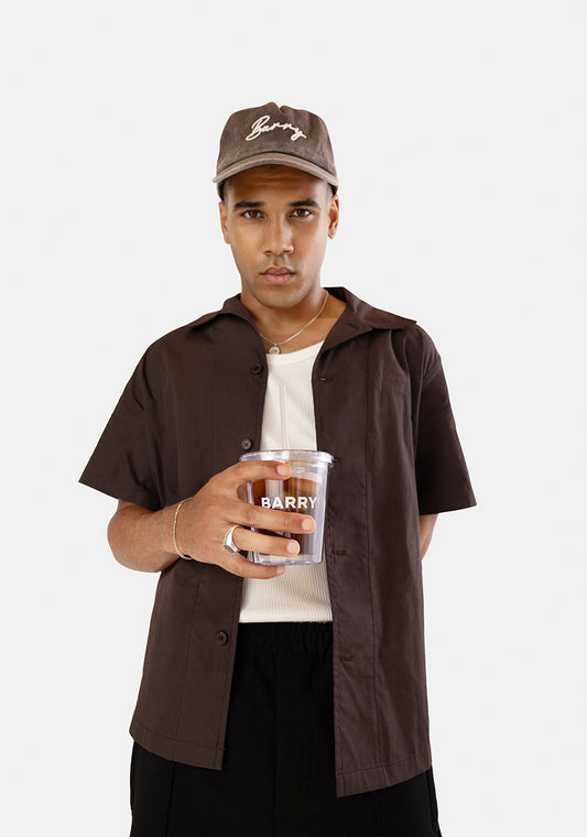 Barry Script Cap - Washed Brown