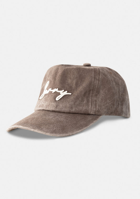 Barry Script Cap - Washed Brown
